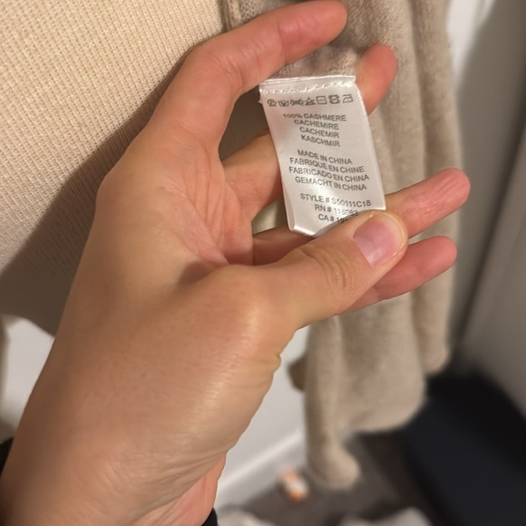 Minnie Rose 100% cashmere cardigan size XL - Picture 4 of 4